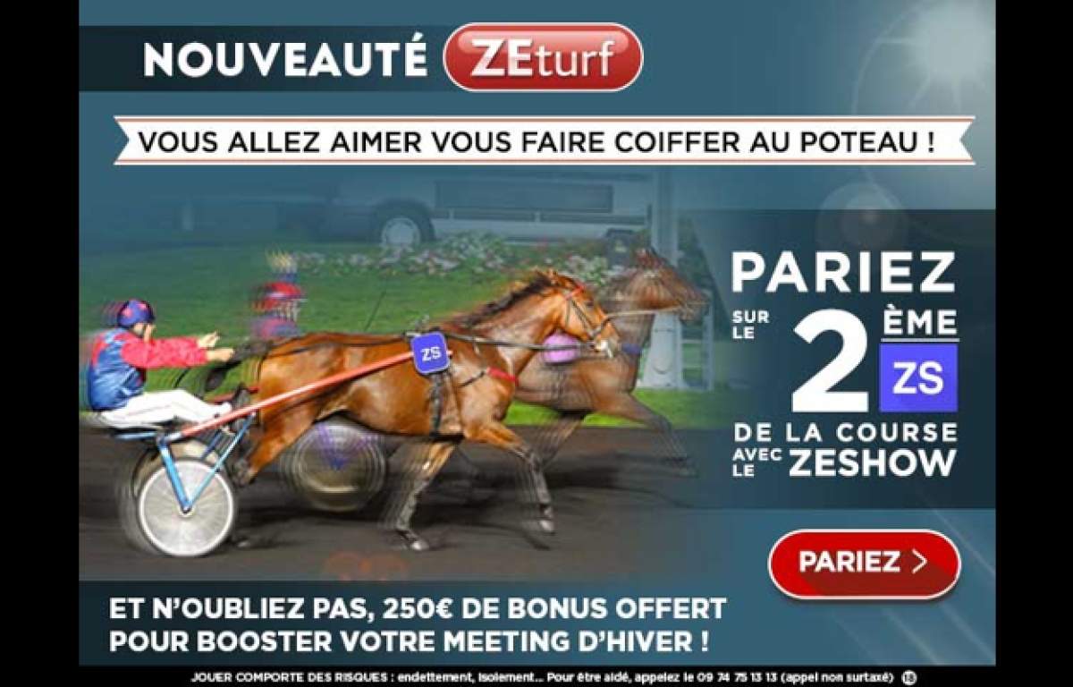 ZEShow, le nouveau pari de ZEturf