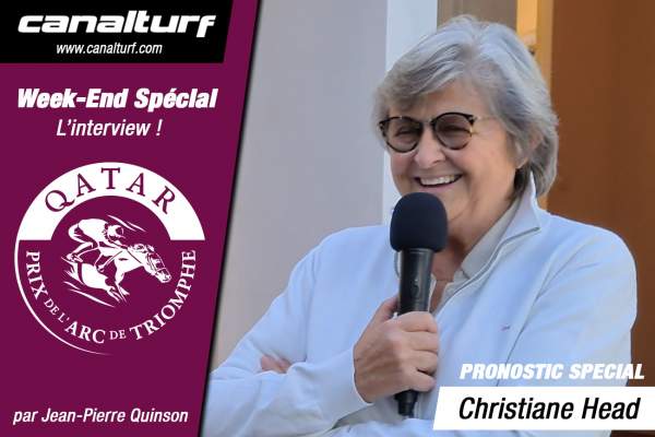 La photo de Christiane Head, L'interview Prix De L'arc De Triomphe 2020