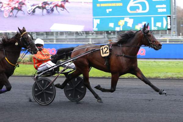 Martin De Bos Arrivée Quinté PMU Prix de Craon Hippodrome de Vincennes 29/12/2020