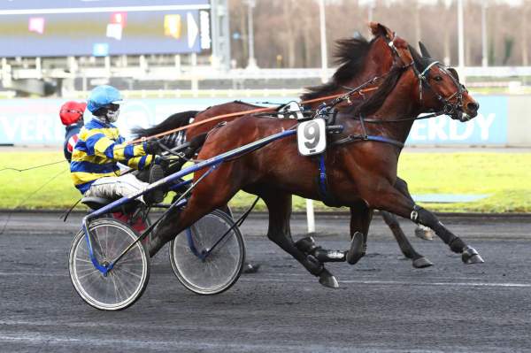 Hokkaido Jiel Arrivée Prix de Riberac Hippodrome de Longchamp 17/01/2021