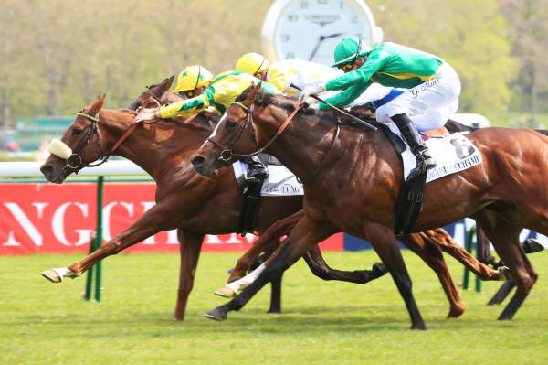 Kenway Arrivée PMU Prix Jacques Laffitte Hippodrome de Longchamp 18/04/2021 