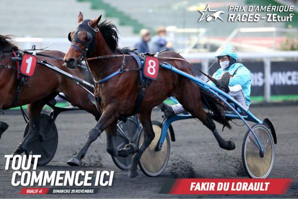Fakir Du Lorault Prix d'Amérique Races ZEturf 2022