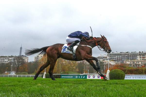 Delmegan Arrivée PMU Prix Haras d'Etreham - Prix Magalen Bryant à Auteuil