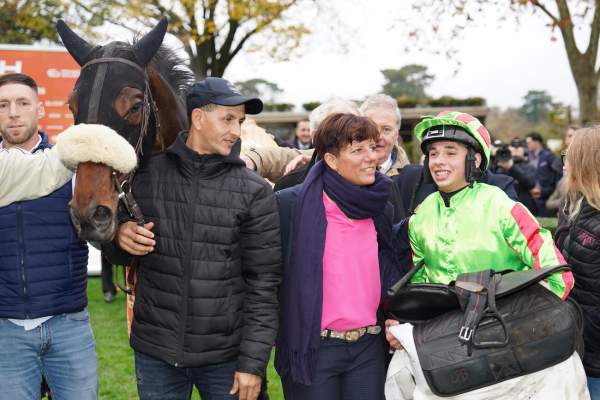 Leader Sport Léo-Paul BRECHET, Daniela MELE, Prix Maurice Gillois - Grand Steeple-Chase des 4 ans