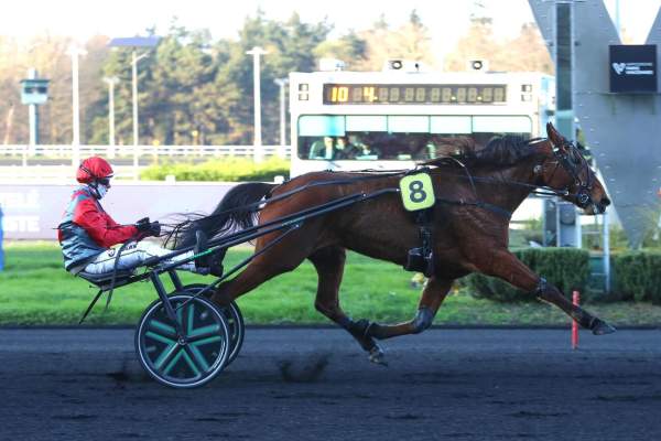 Koufra Iris'eyes arrivée Quinté+ pmu Prix de Sain-Aubin-Les-Elbeuf à Vincennes