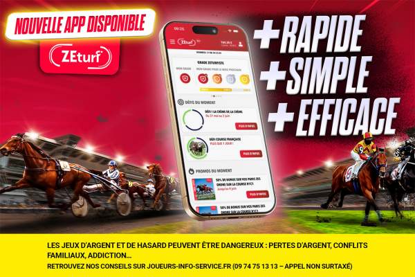 La photo de Zeturf Nouvelle Application Mobile