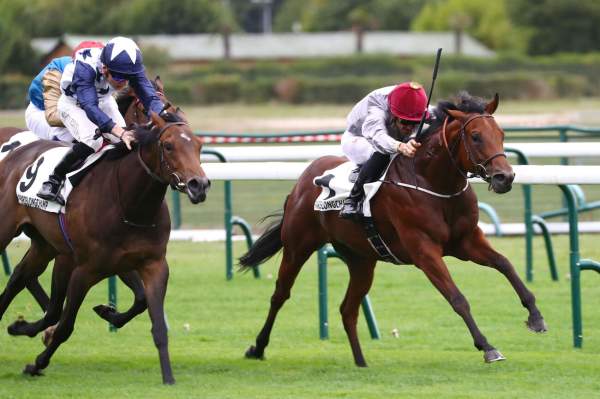 Afjan Arrivée PMU Prix d'Arenberg à ParisLongchamp