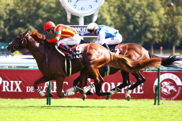 Byzantine Dream Arrivée PMU Qatar Prix Foy 2025 à ParisLongchamp