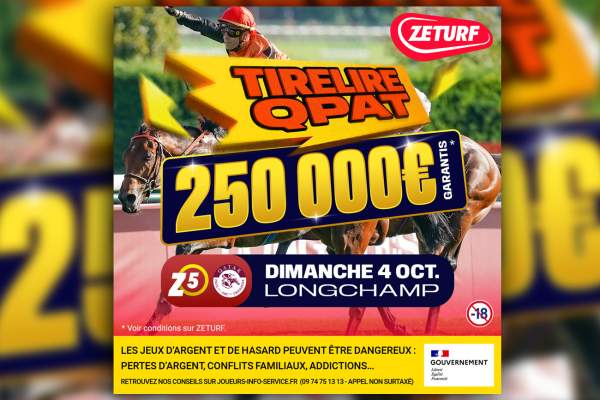 Tirelire ZEturf Qatar Prix de l'Arc de Triomphe 2026 