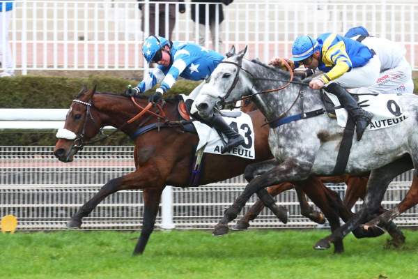 Kaline Des Boullat Arrivée Quinté+ Pmu Prix Beugnot à Auteuil