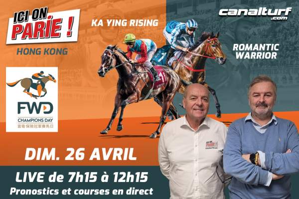 Live Sha Tin Fwd Champions Day 2026 HKJC - Ka Ying Rising - Romantic Warrior