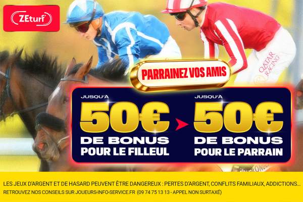 La photo de Offre Parrainage ZEturf